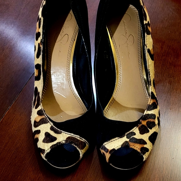 3" high heels leather - mixed pattern - Picture 2 of 5